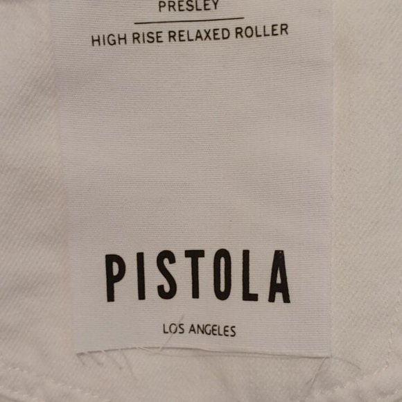 PISTOLA Jeans - PRESLEY DISTRESSED HIGH RISE RELAXED ROLLER - Size 27 - NWT - Picture 8 of 9